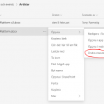Tips: Öppna Officefiler Desktop app från Teams!