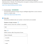 Planera och agera för versionshistorik i SharePoint och spara pengar!
